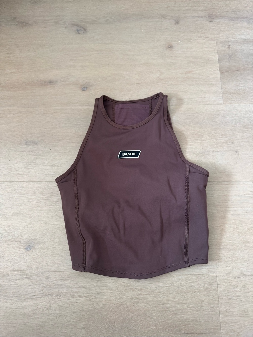Bandit Brown Cropped Tank Top